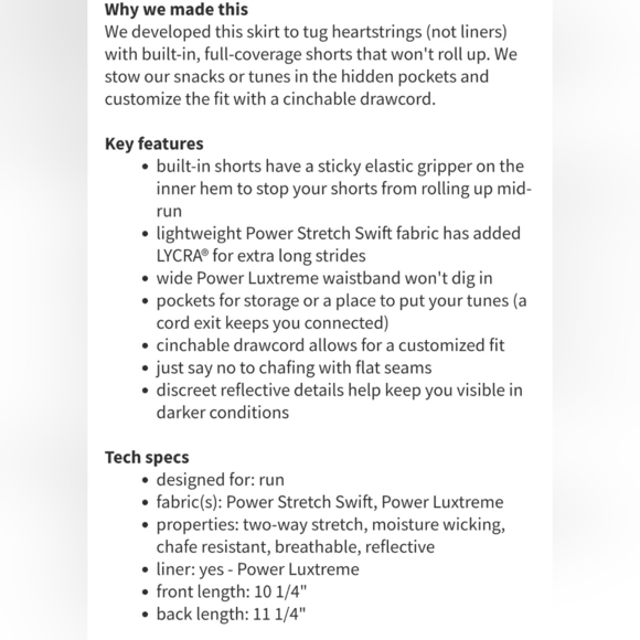 Lululemon Run Pace Skirt - Picture 8 of 16